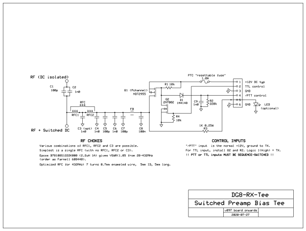 DG8-RX-Tee schematic